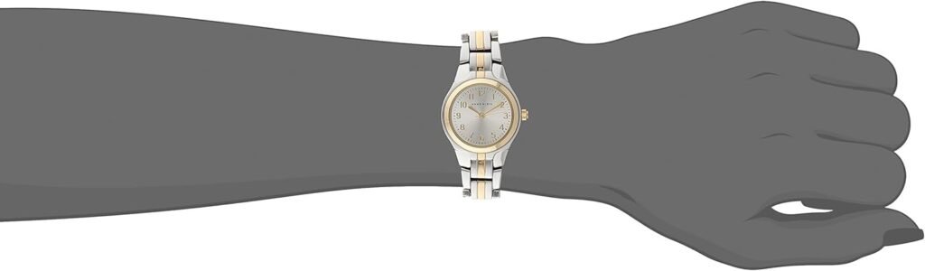 Anne Klein Womens 105491SVTT Two-Tone Dress Watch