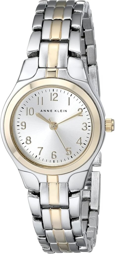 Anne Klein Womens 105491SVTT Two-Tone Dress Watch
