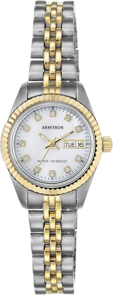 Armitron Womens Genuine Crystal Accented Bracelet Watch, 75-2475