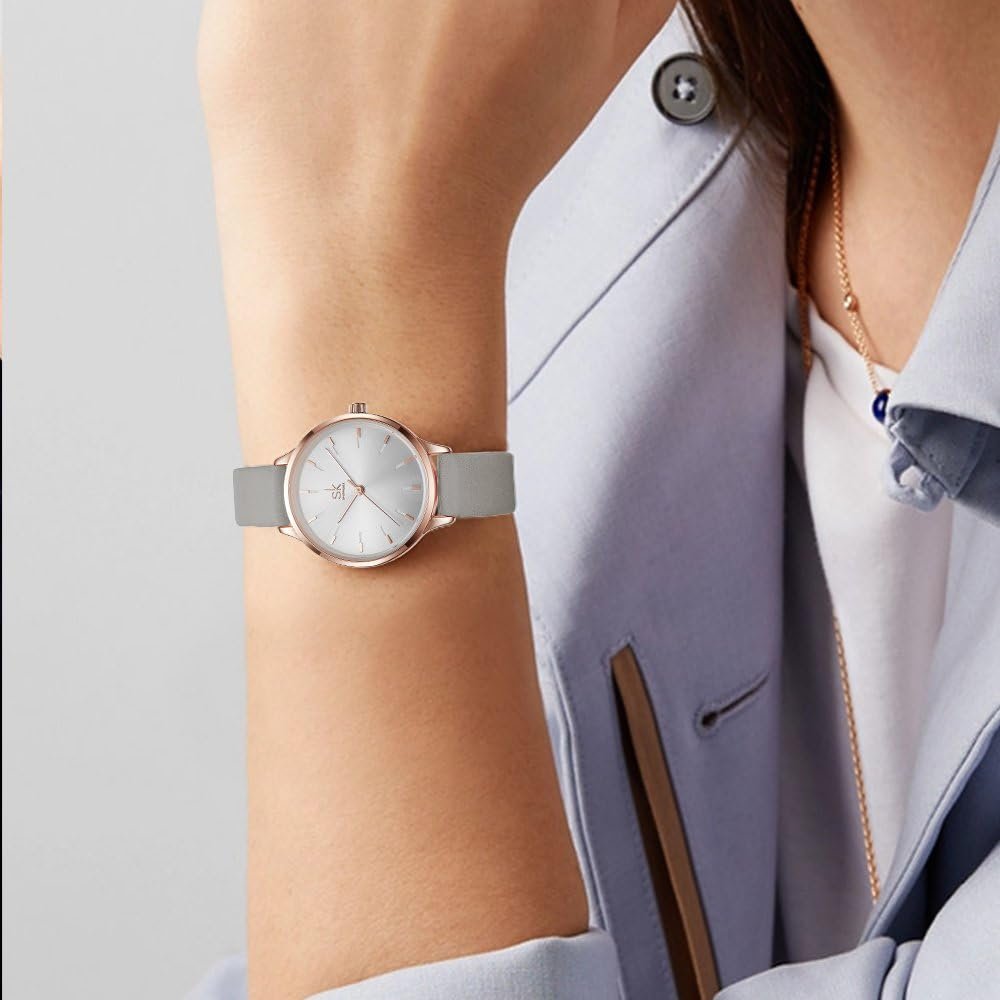 Female Watch Minimalist Ultra-Thin Watch 2024 Fashion Design Lady Girl Wrist Watch,Ladies Waterproof Watches for Women,Reloj Para Mujer,Dainty Gifts