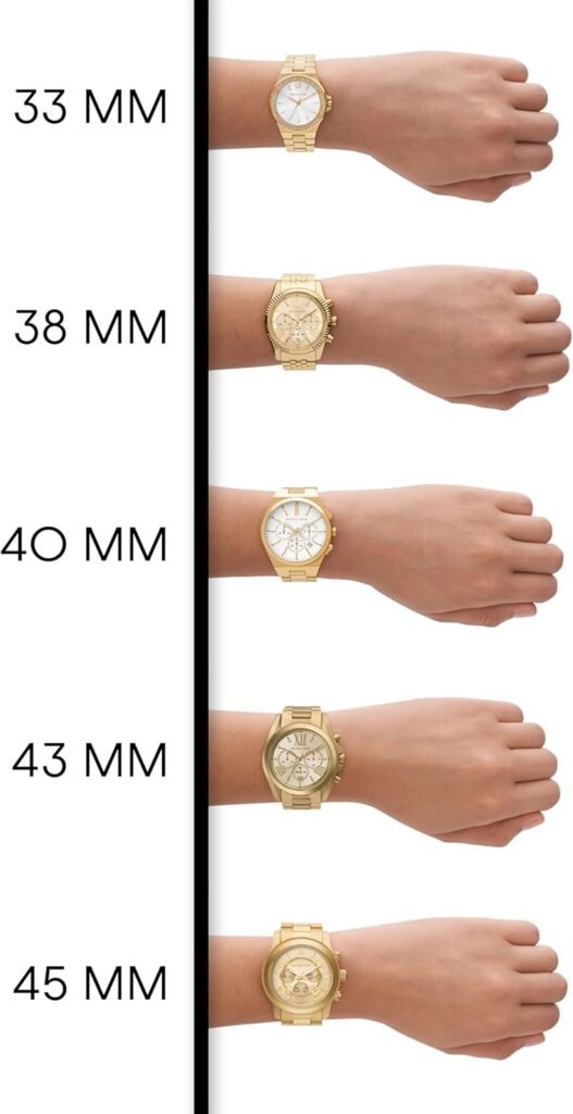 Michael Kors Pyper Three-Hand Gold-Tone Stainless Steel Mesh Womens Watch (Model: MK4339)